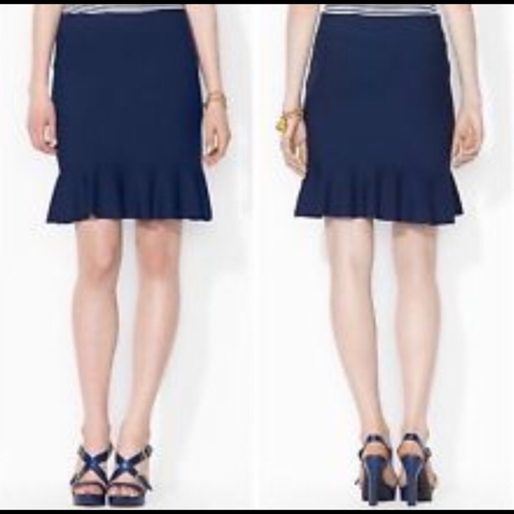 RALPH LAUREN Navy blue skirt